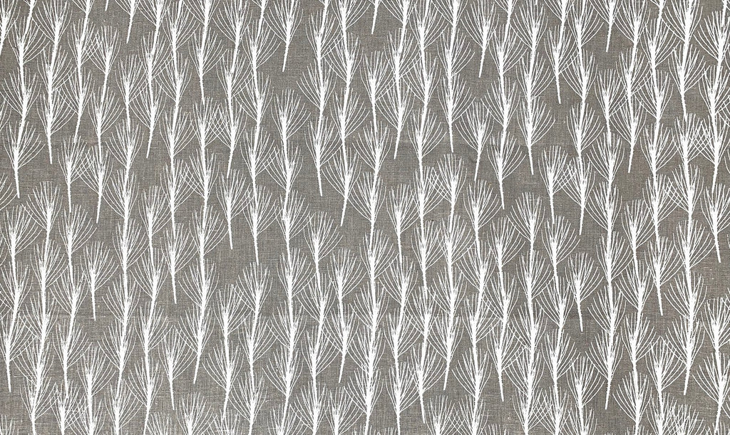 Twig of Conifer White #63 - midweight linen on the roll