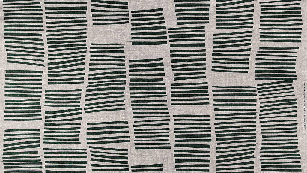Boardwalk Indigo Black - heavyweight linen cut piece 75cm x 138cm