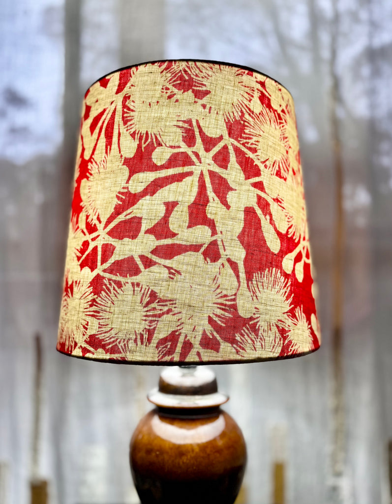 Gumblossom Scarlet Lampshade fabric