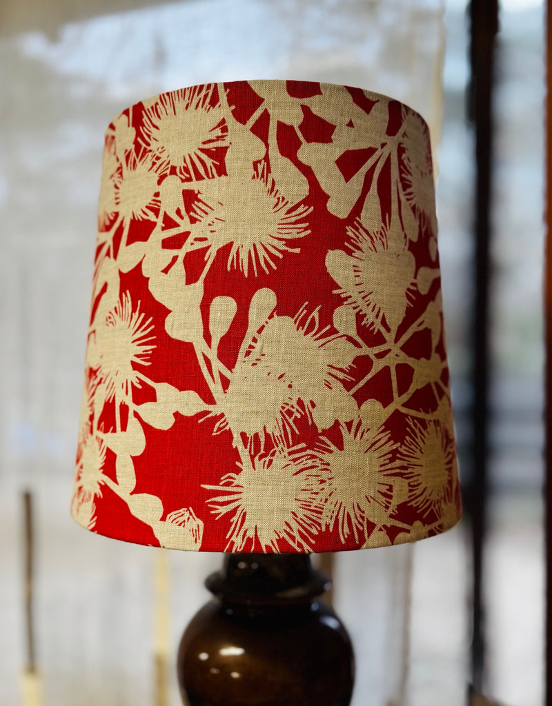 Gumblossom Scarlet Lampshade fabric