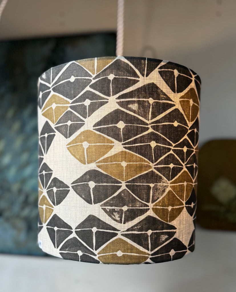 Wollemi Charcoal Lampshade fabric