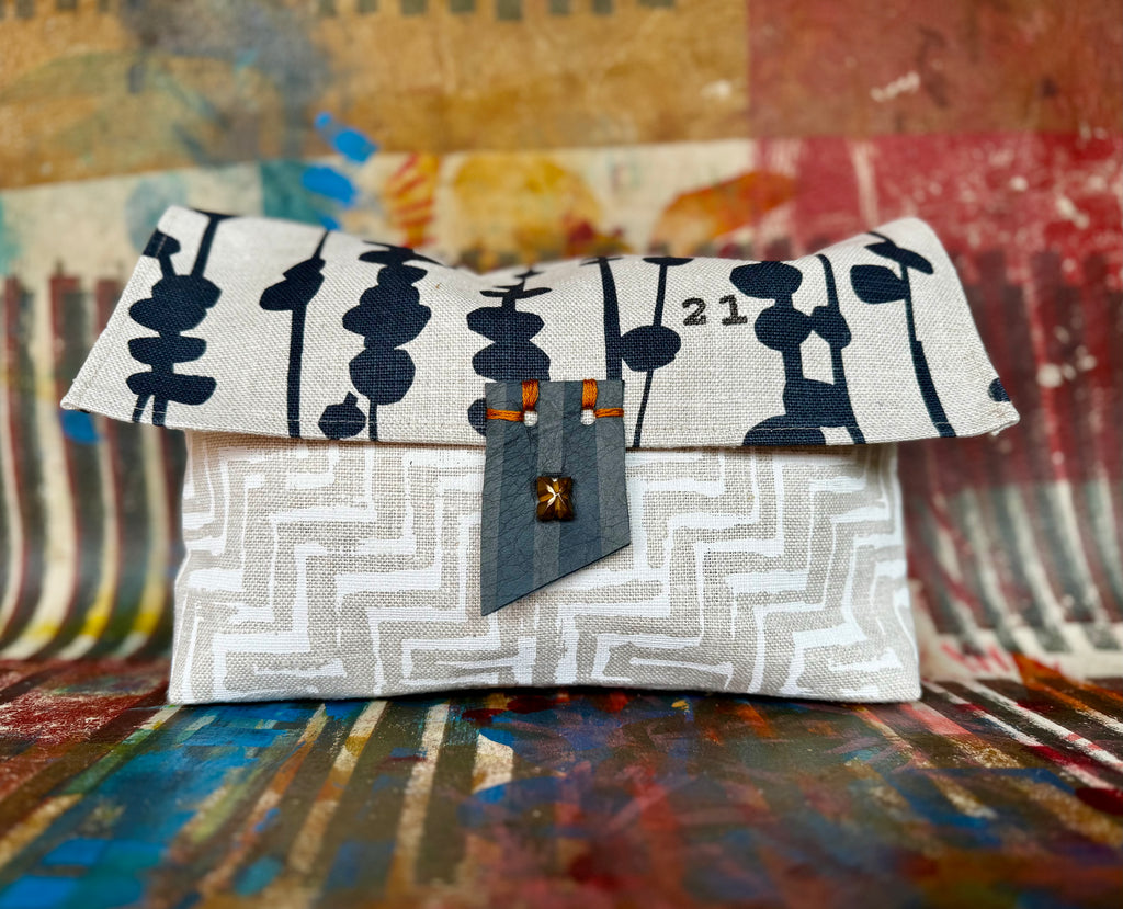 Paterson Project Pouch - Pod Navy + Thatch White