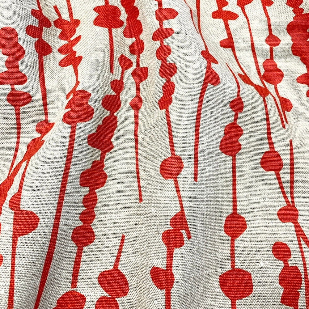 Pod Coral - heavyweight linen fat quarter