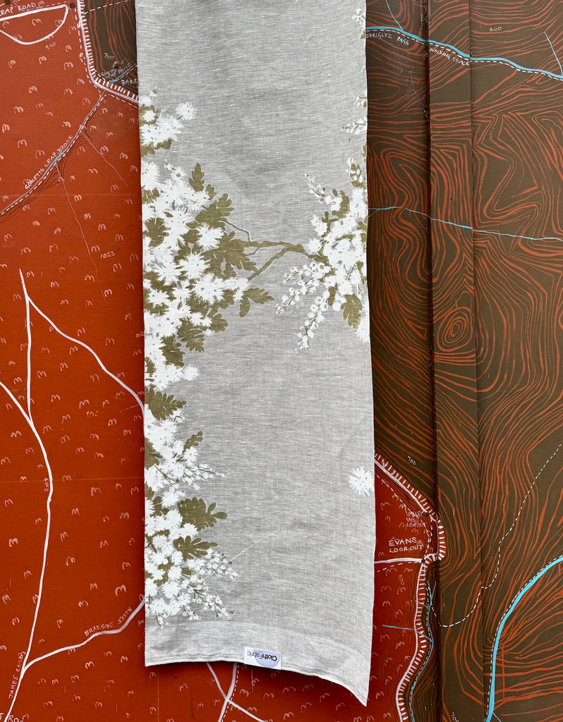 Wattle Cloudy - midweight linen cut piece 50cm x 150cm
