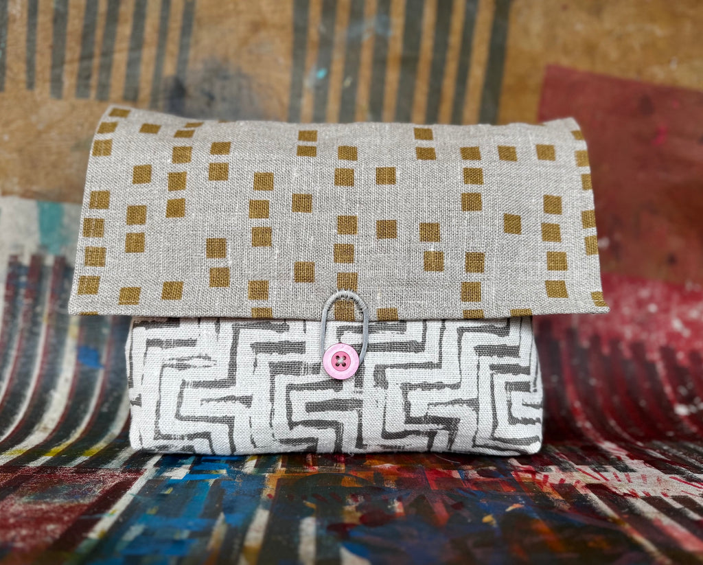 Paterson Project Pouch - Box Sand + Currawong White + Thatch Slate