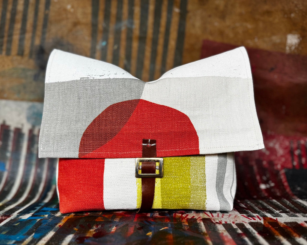 Paterson Project Pouch - Stuffed Olives + Pickup Sticks Fresh + Stripe Pale Grey