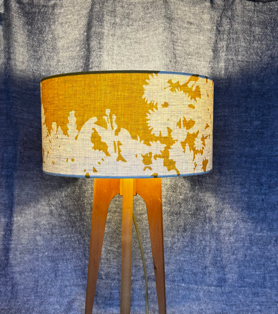 Wattle Old Gold Lampshade fabric