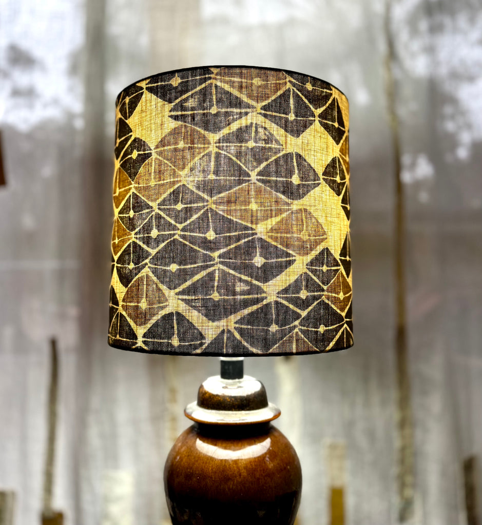 Wollemi Charcoal Lampshade fabric