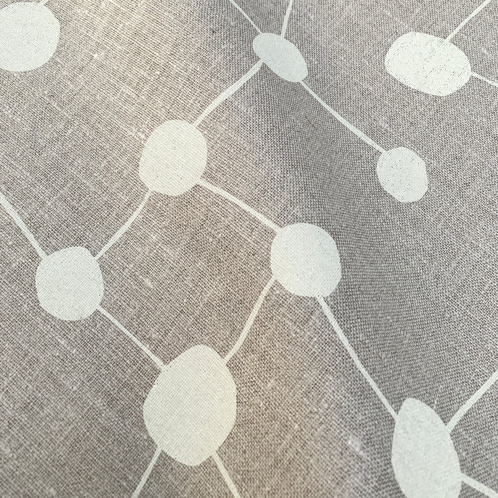 Spotcheck Bone - heavyweight linen cut piece 55 x 137 cm