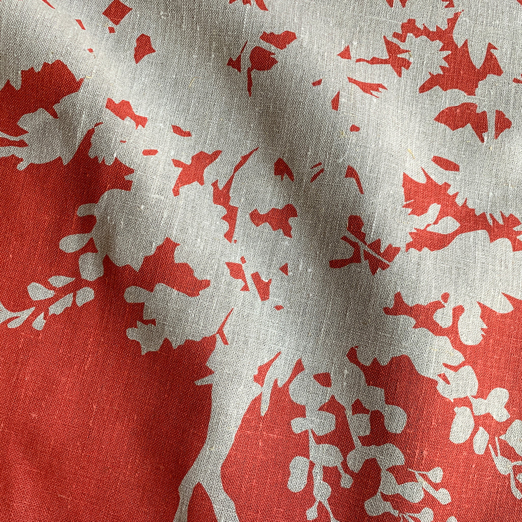 Wattle Sunset - midweight linen cut piece 100cm x 148cm