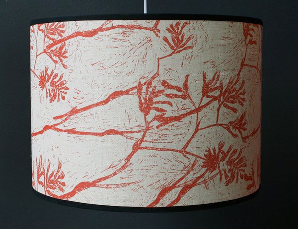 Kangaroo Paw Red Rust #48 - heavyweight linen on the roll – ClothFabricShop